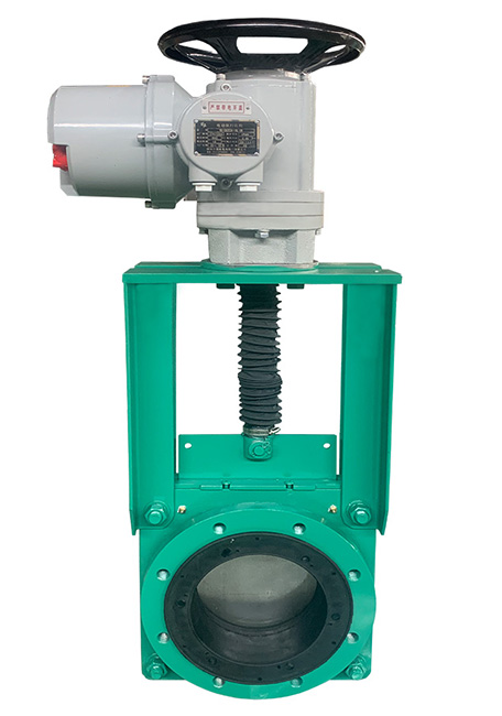 電動(dòng)法蘭式礦漿刀閘閥