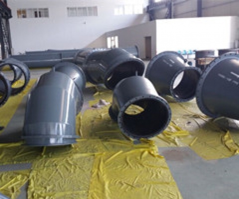 大口徑襯膠管件