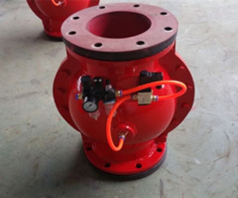 碳酸鋰項(xiàng)目工程的球形氣動管夾閥