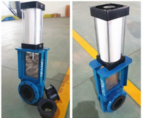 法蘭式刀型漿液閥