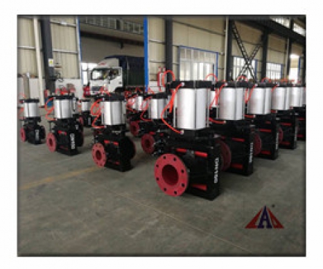 氣動裸式管夾閥