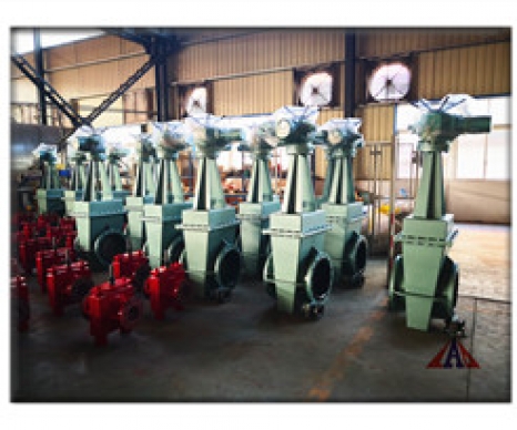 電動襯膠閘板閥