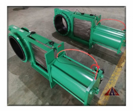 氣動(dòng)礦漿刀閘閥（法蘭式） 